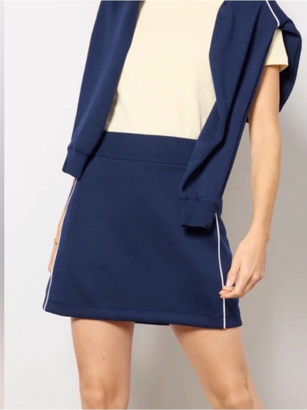 Spanx AirEssentials Pique Skort Navy Size XL